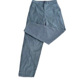 ASOS green straight leg trousers size 10 casual minimalist monochrome chinos